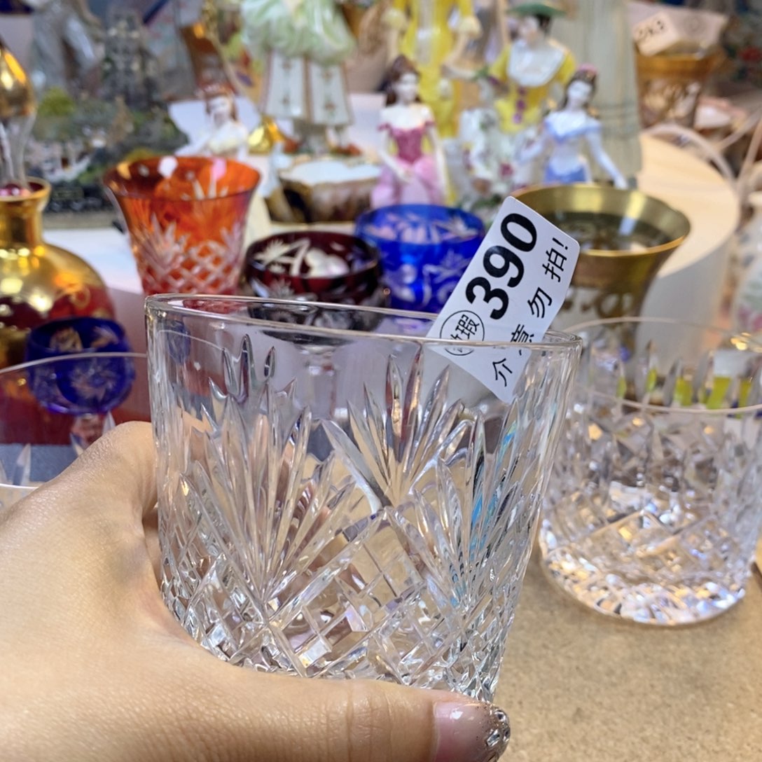 沐*瓷器欧瓷咖啡杯水晶杯