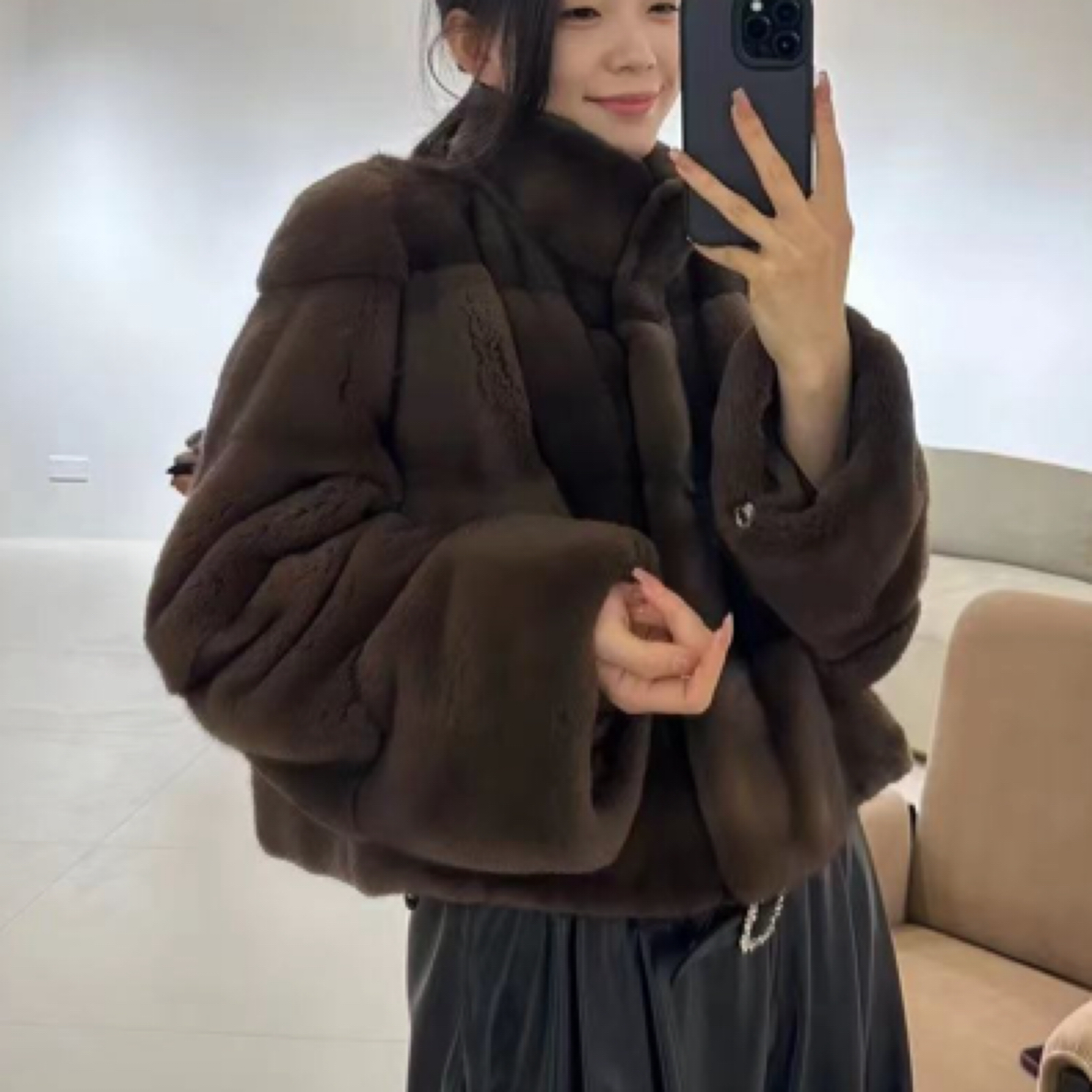 时尚简约横排立领