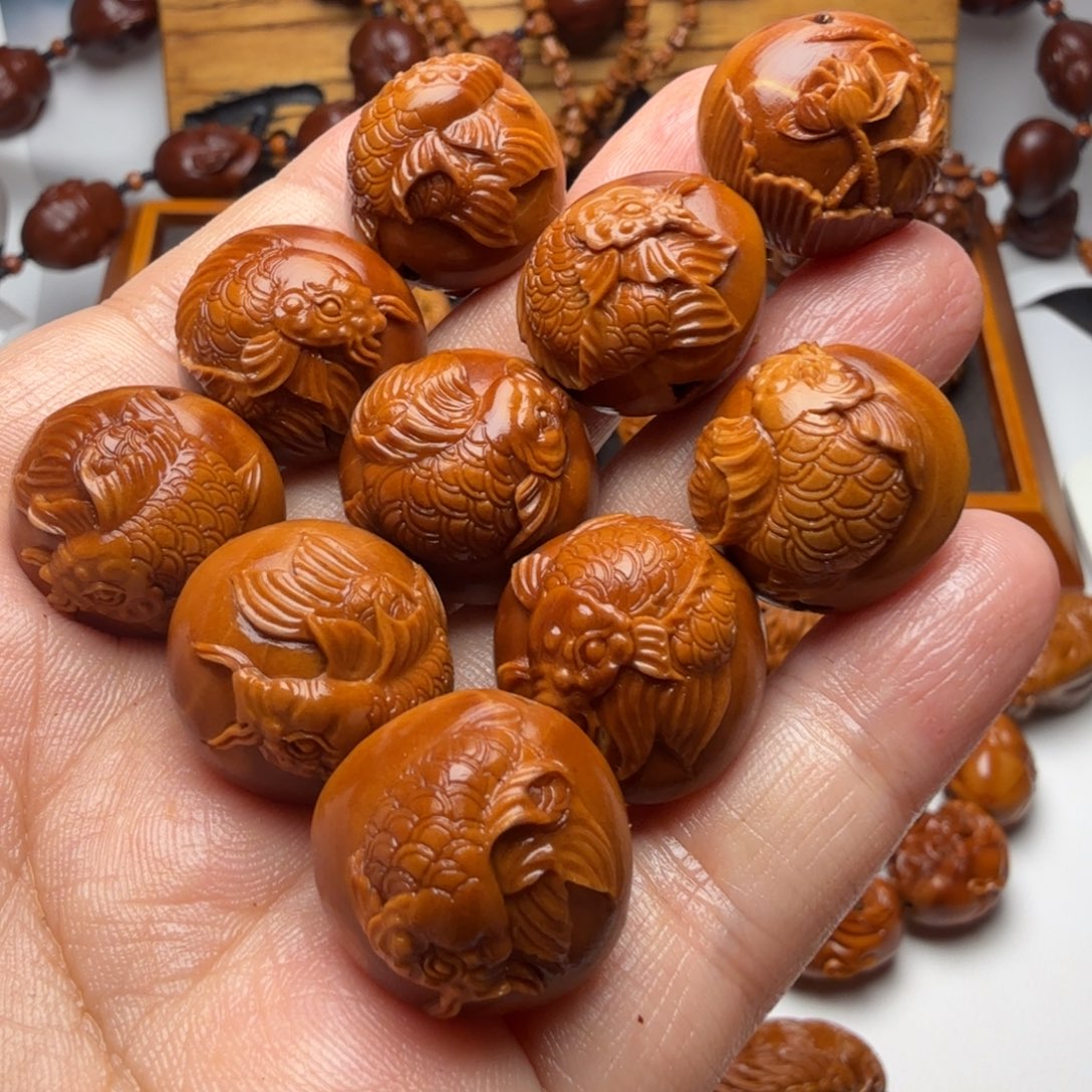 手串/手链橄榄核荷叶鱼回血