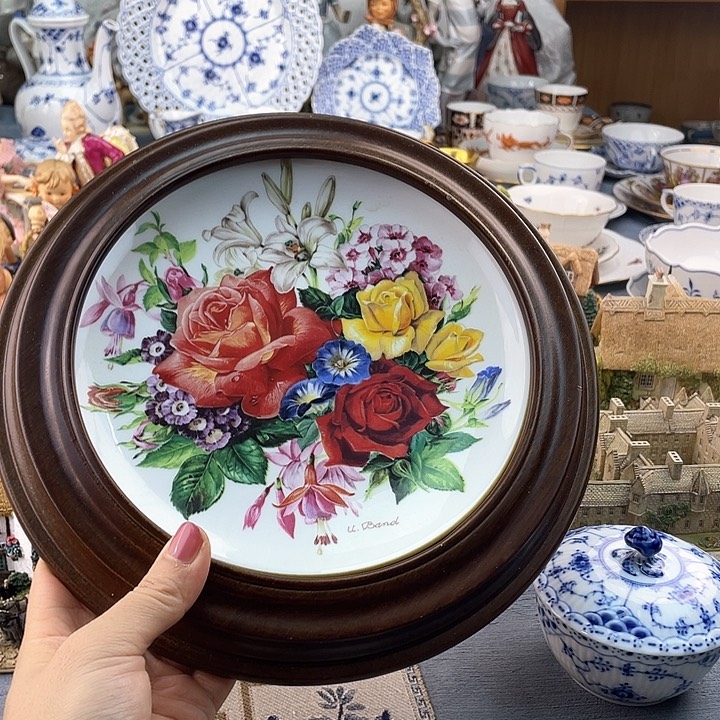 中古欧瓷瓷器小房子