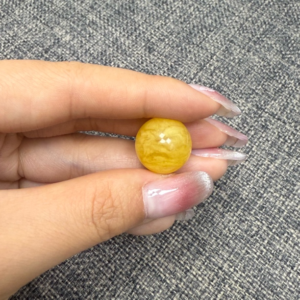 兰蜜珠宝千层雪虎皮圆珠15.9mm微瑕福利