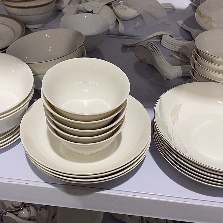 菲***菲新骨瓷高骨瓷4.75米饭碗6个装