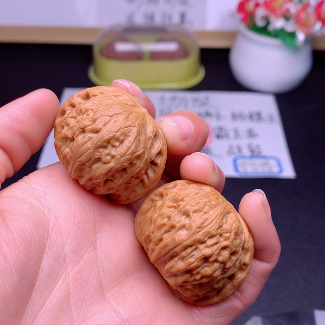 【闪购商品】文玩核桃把件看**风铁锤39➕微修