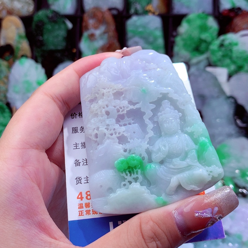 【闪购商品】翡翠颈饰未镶嵌挂件