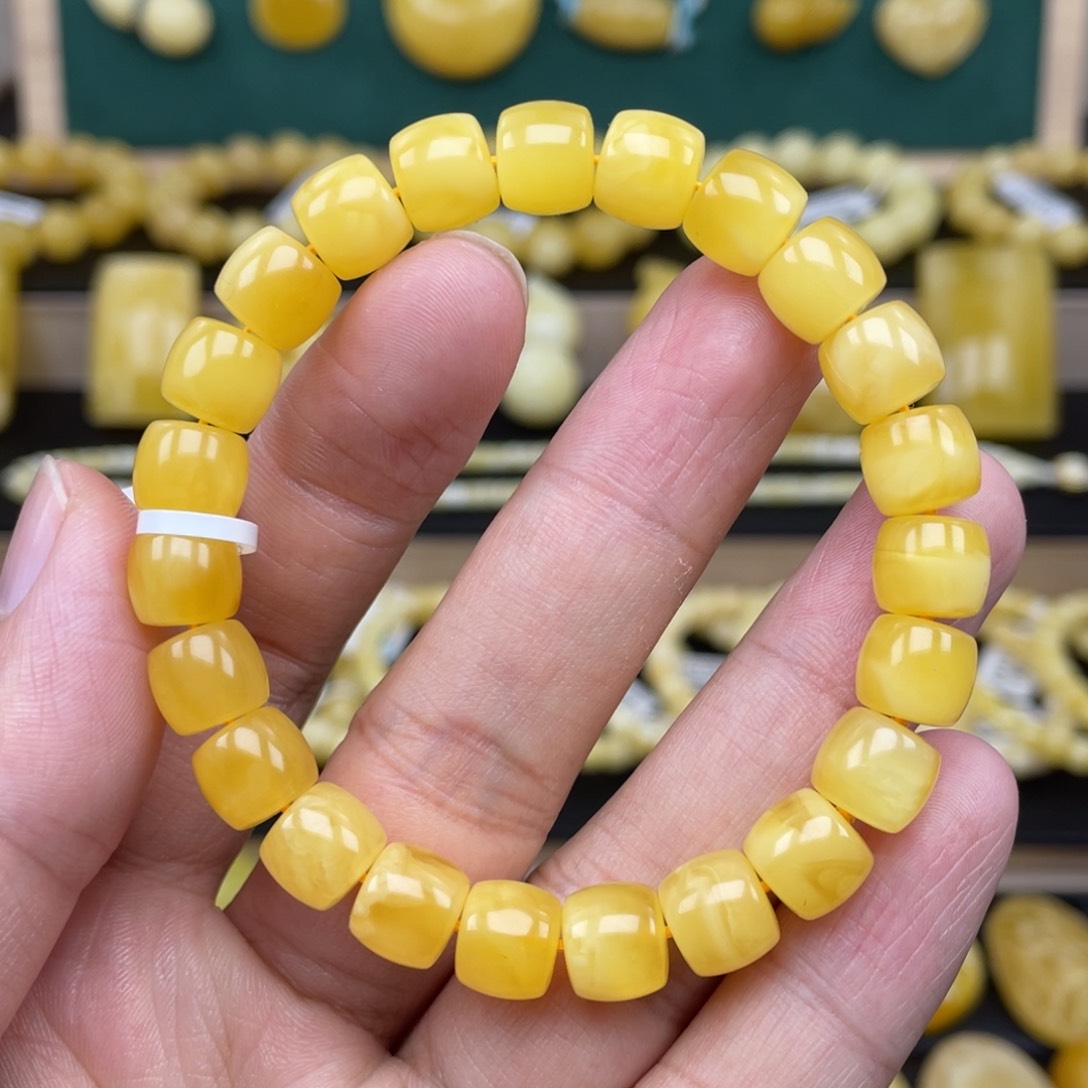 琥珀裸石未镶嵌琥珀蜜蜡