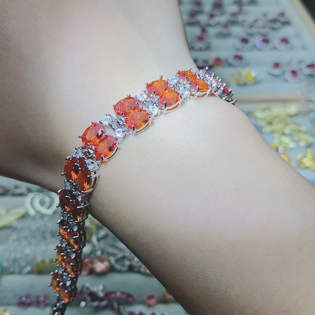 【闪购商品】托帕石耳饰银S925镶嵌