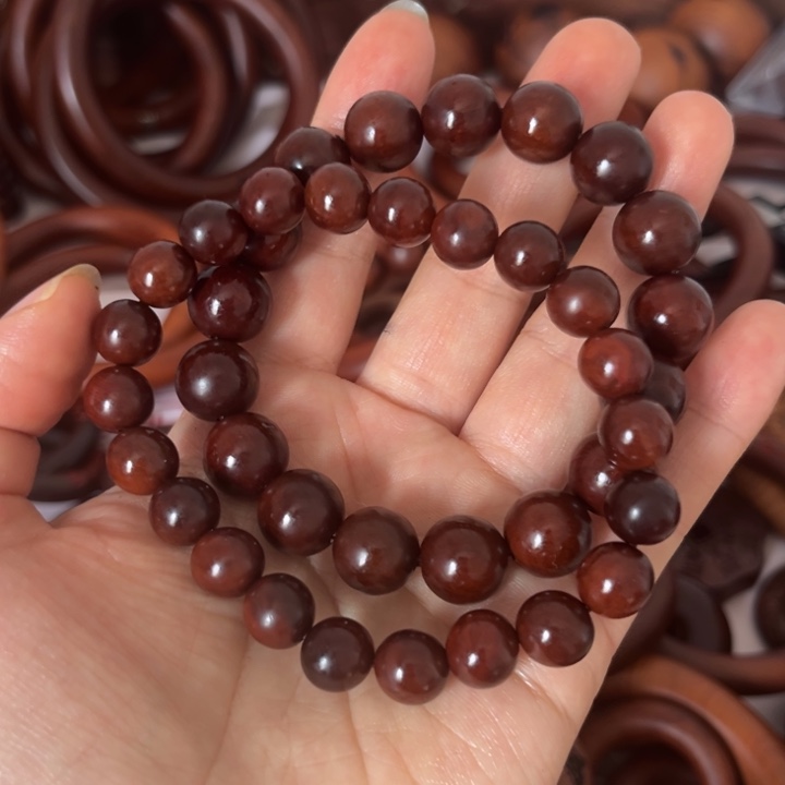 枣木虾**豆1.2尺寸手串和1.0尺寸枣木