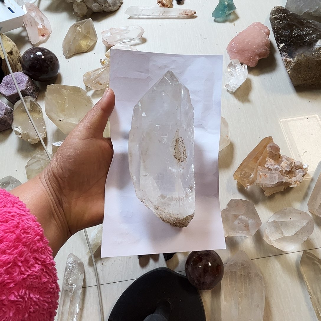 风***吹水晶未镶嵌珠宝半成品