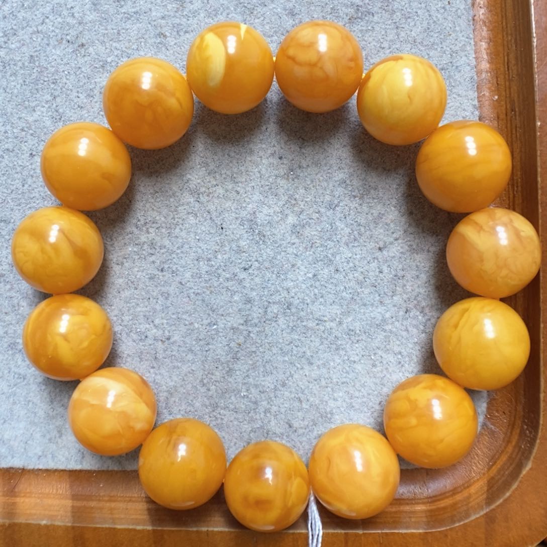 蜜蜡手串未镶嵌蜜蜡手串