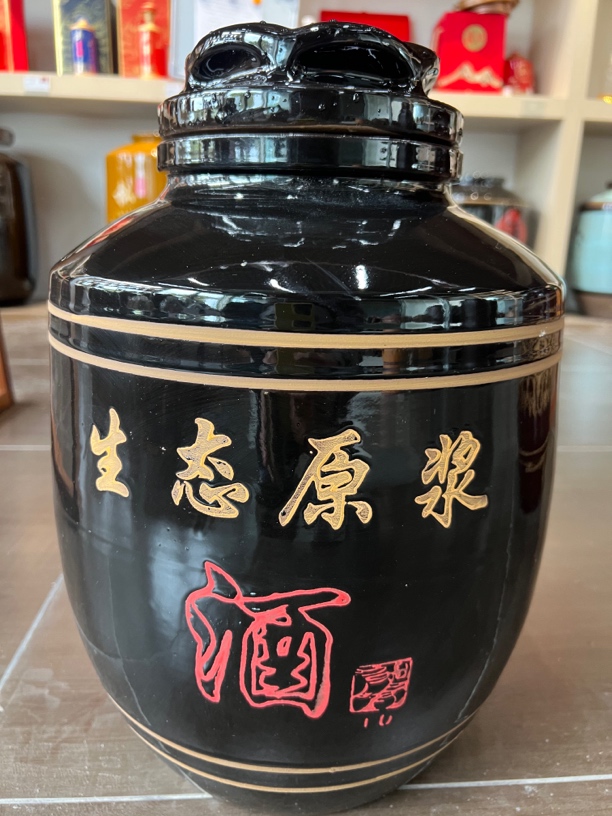 黑釉生态陶瓷酒坛泡酒原浆长期存酒酒缸土陶酒坛子批发老式密封
