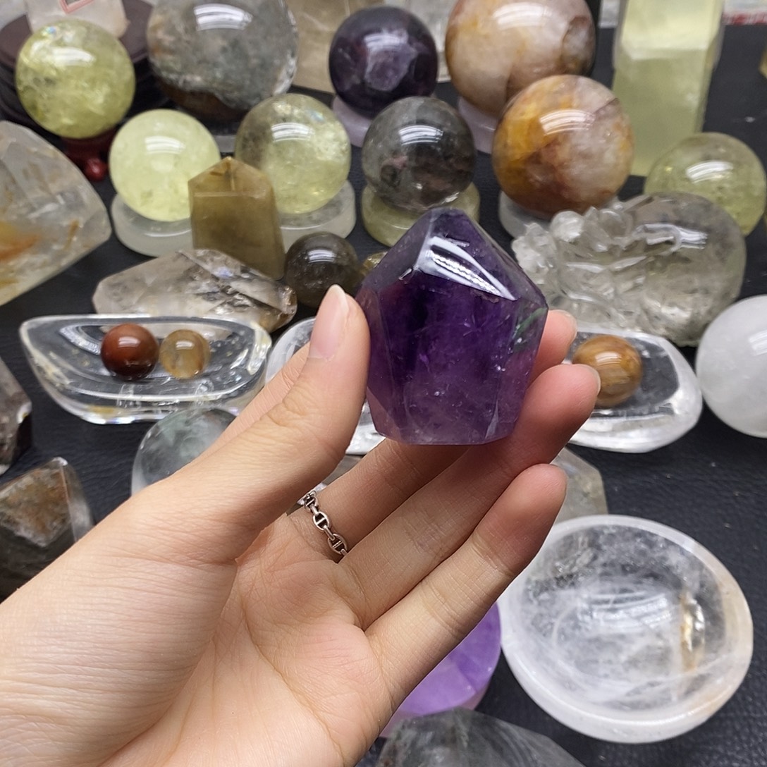 珠宝半成品水晶未镶嵌228水晶石