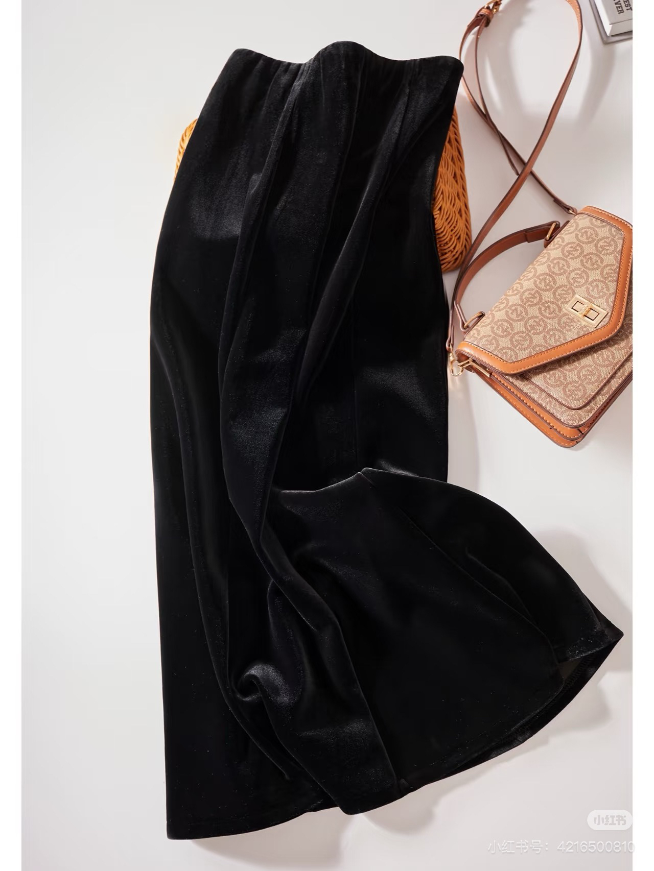 冬季加厚保暖丝绒裙