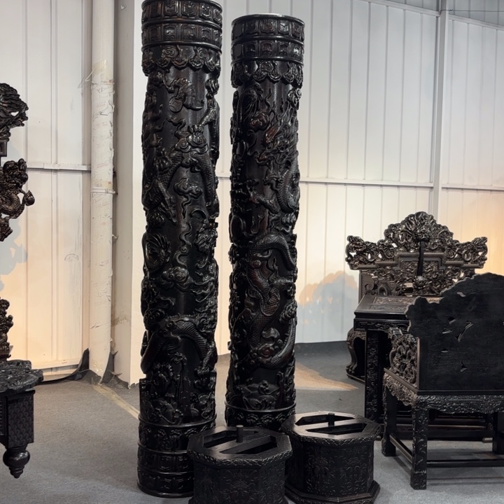 木（红木类）住宅家具抢购风水柱16000定金1000