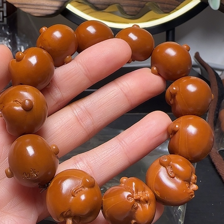 愁***帝橄榄核橄榄核核手串