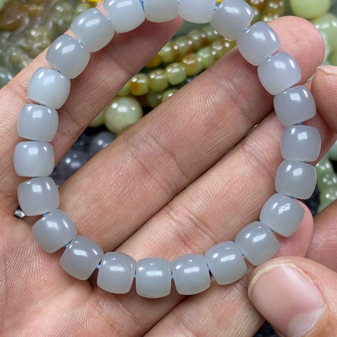 和田玉手链未镶嵌