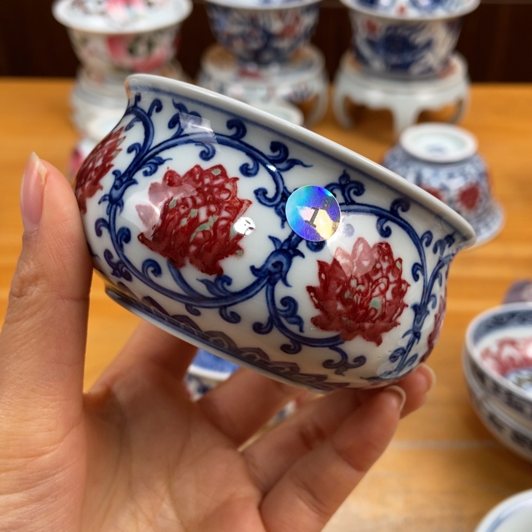 手绘现代茶具非古董
