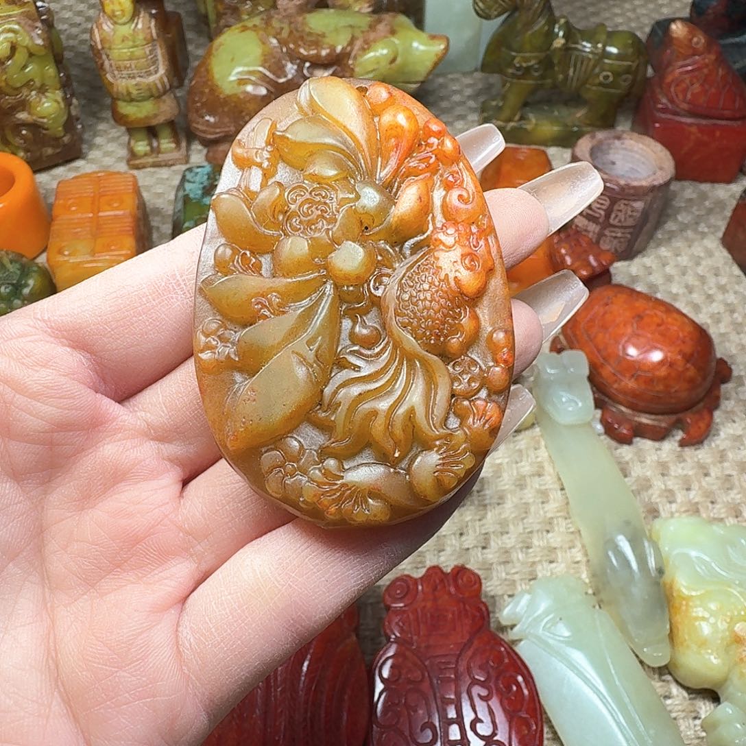 白玉菩提手串挂件