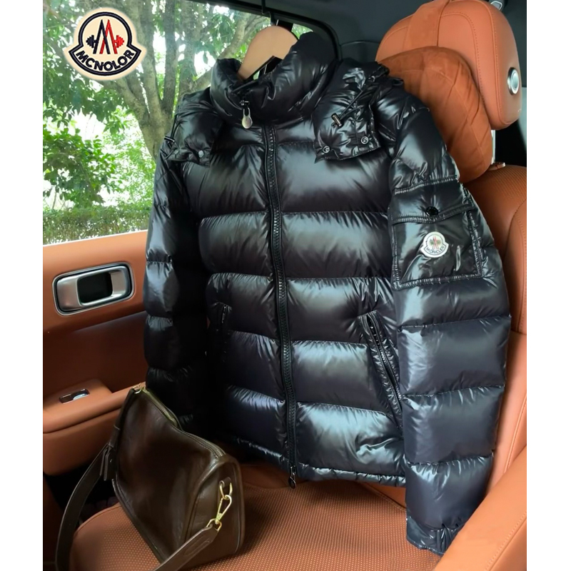 蒙口平羽绒服男短款冬季新款亮面连帽极寒冬装保暖鸭绒玛雅外套潮