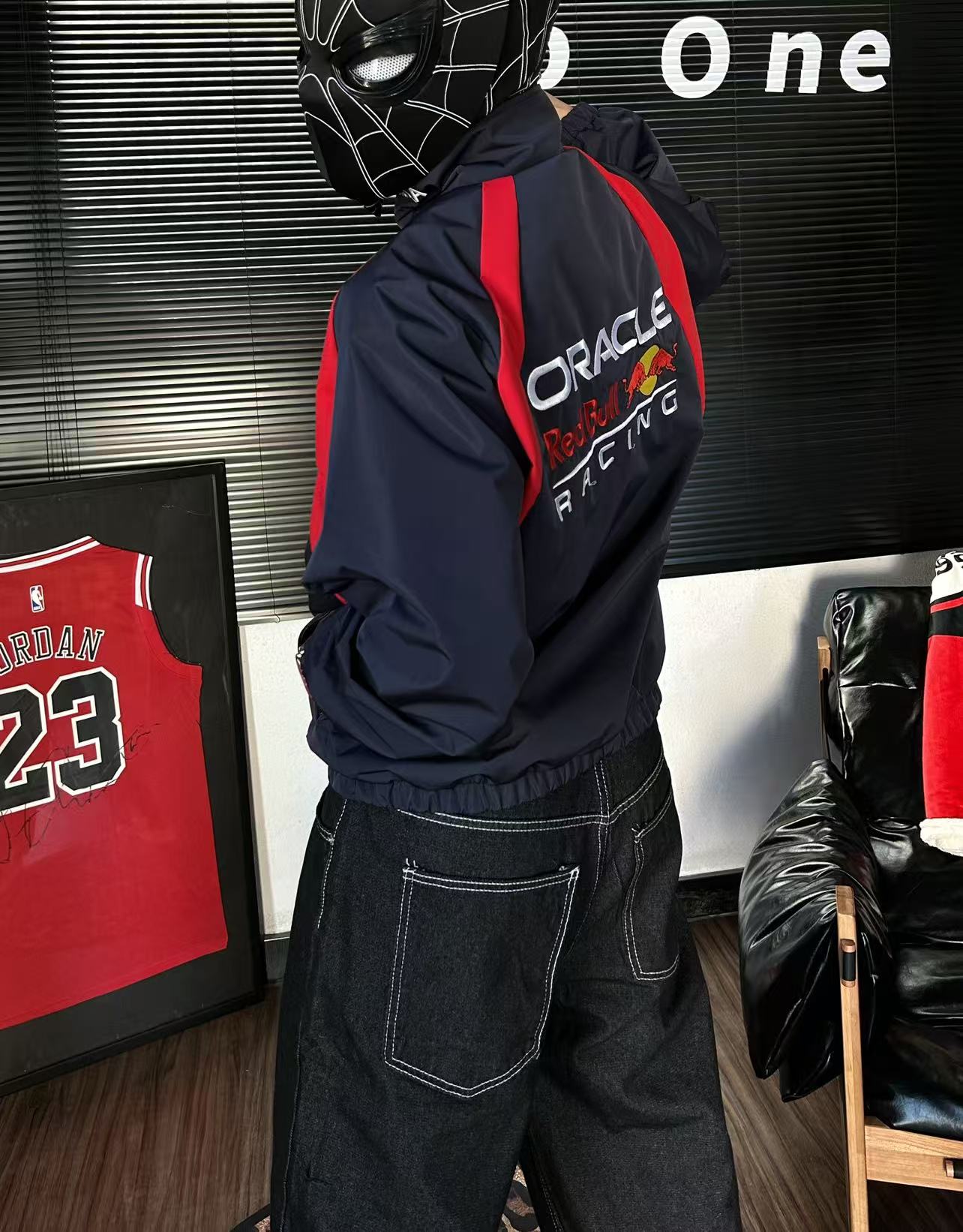 【鹿晗同款】X联名系列-Red Bu11美式休闲上衣三防休闲男女同款