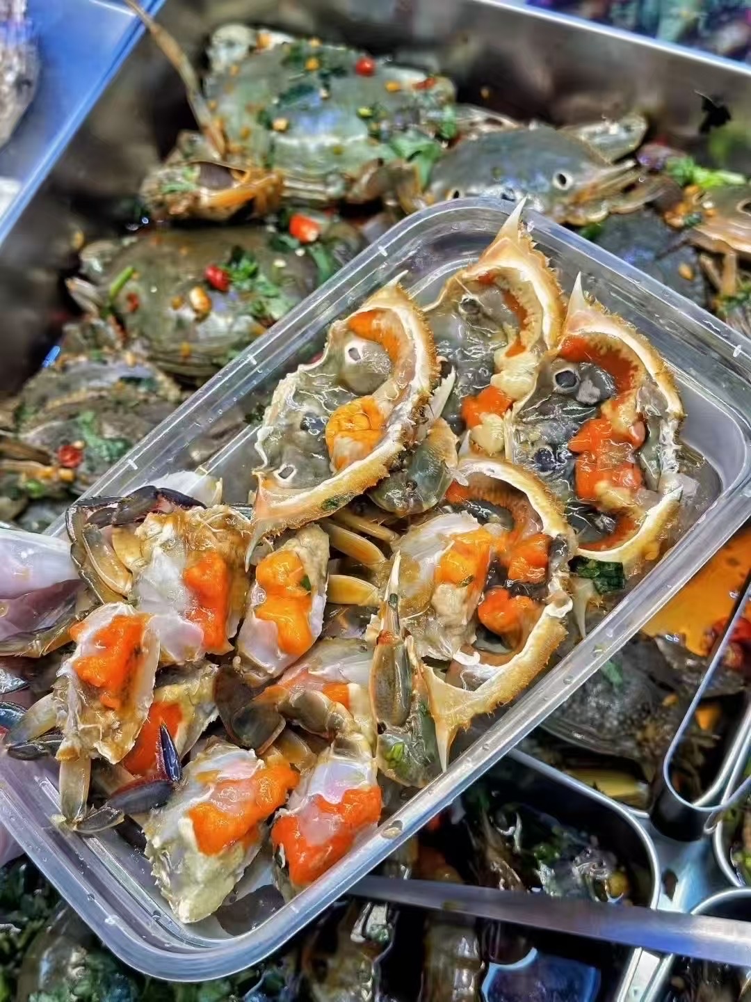 【顺丰快递】潮汕特色腌三目蟹酱香蟹干盐蟹甲子特产干货扬叔来了