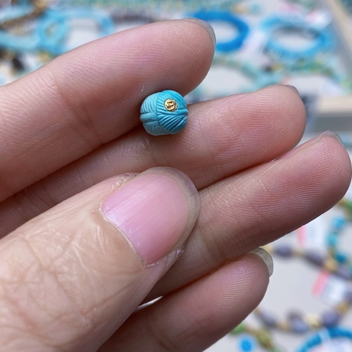 绿松石未镶嵌挂件95