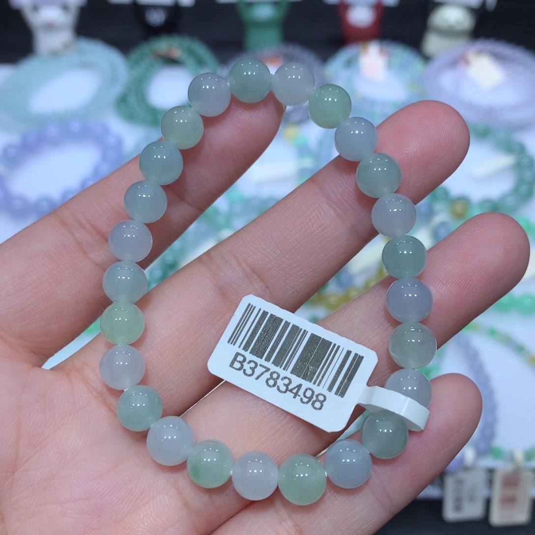 翡翠未镶嵌手串天然