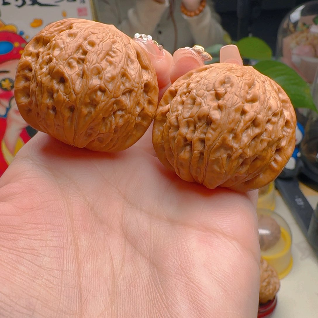 核桃把件39尺寸铁锤