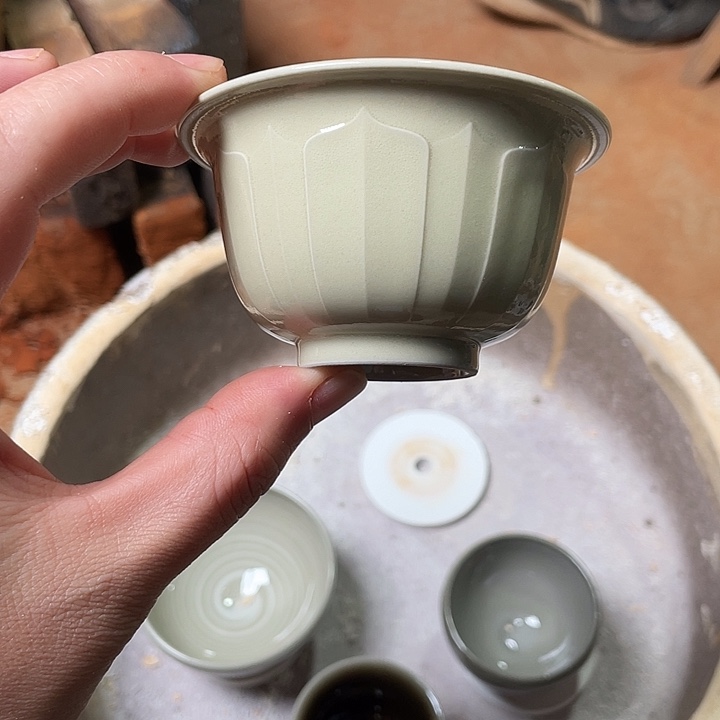 茶盏邹光辉龙窑柴烧