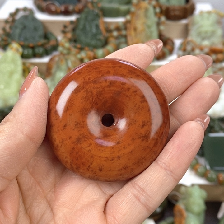 【闪购商品】透闪石质玉把件未镶嵌