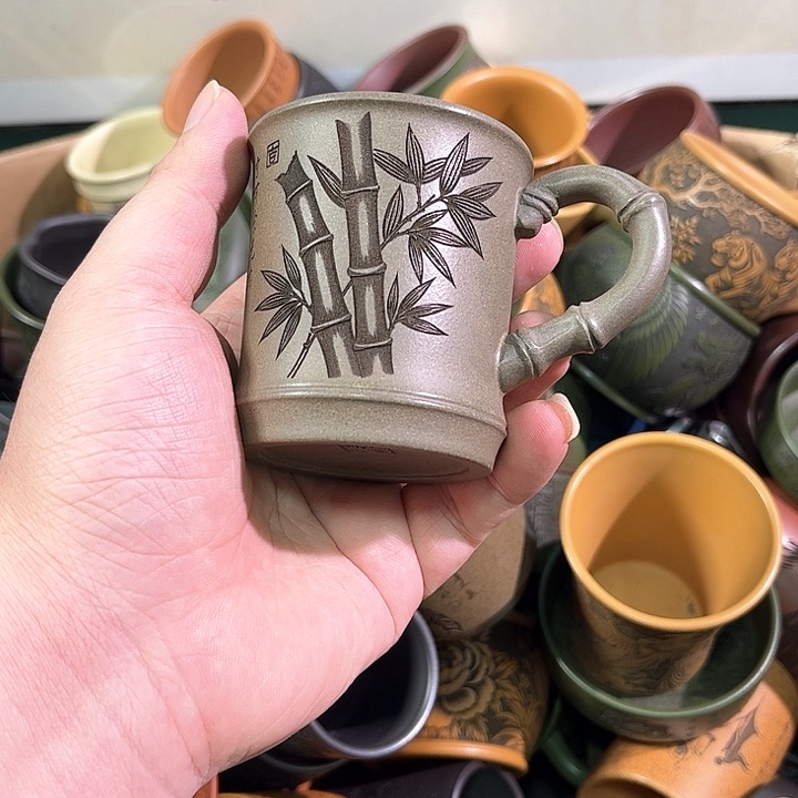 茶杯紫砂全手工紫砂主人杯