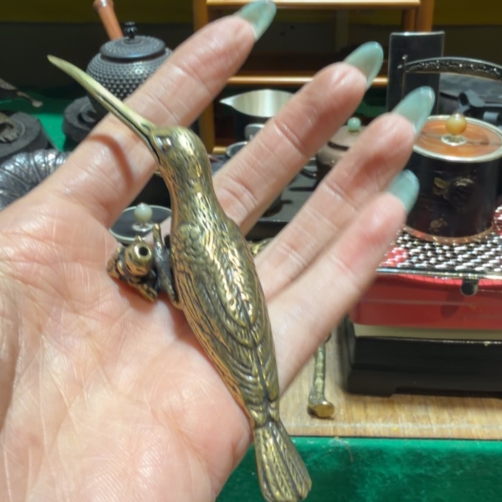 铜中古工艺品摆件