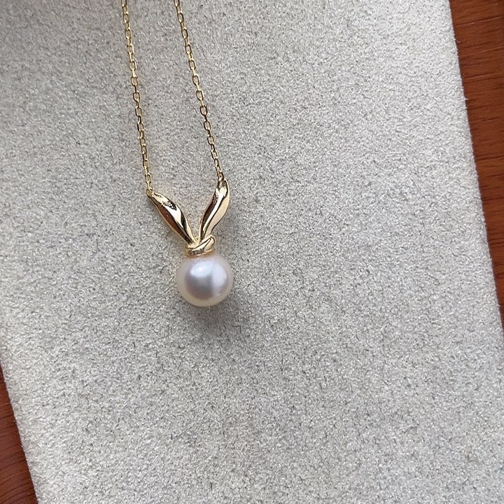 颈饰银S925镶嵌海水珍珠