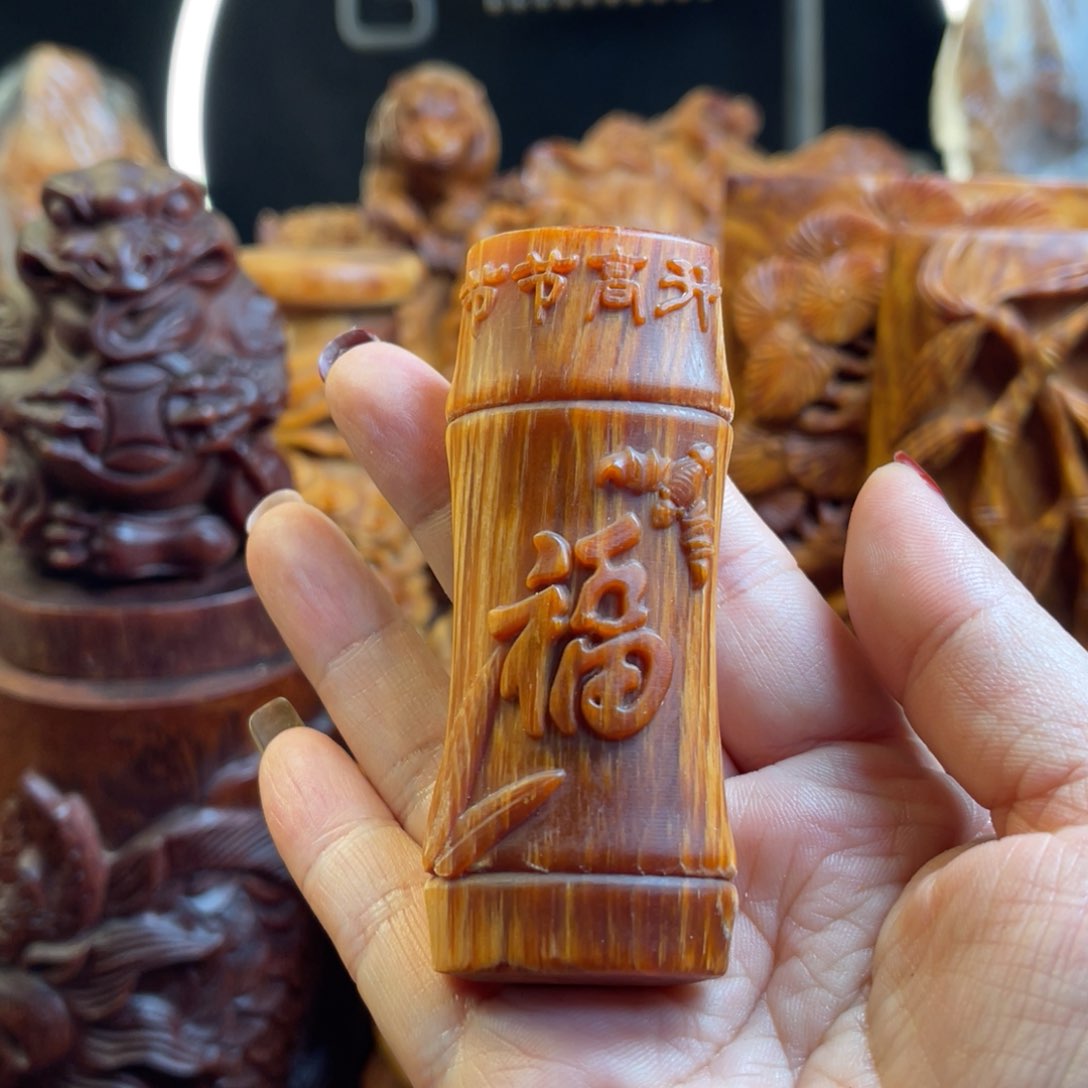 松木（琥珀木）其他微瑕竹节