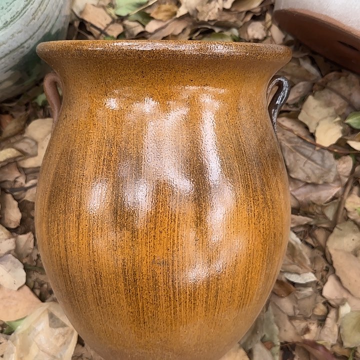 紫砂花盆高 28口21