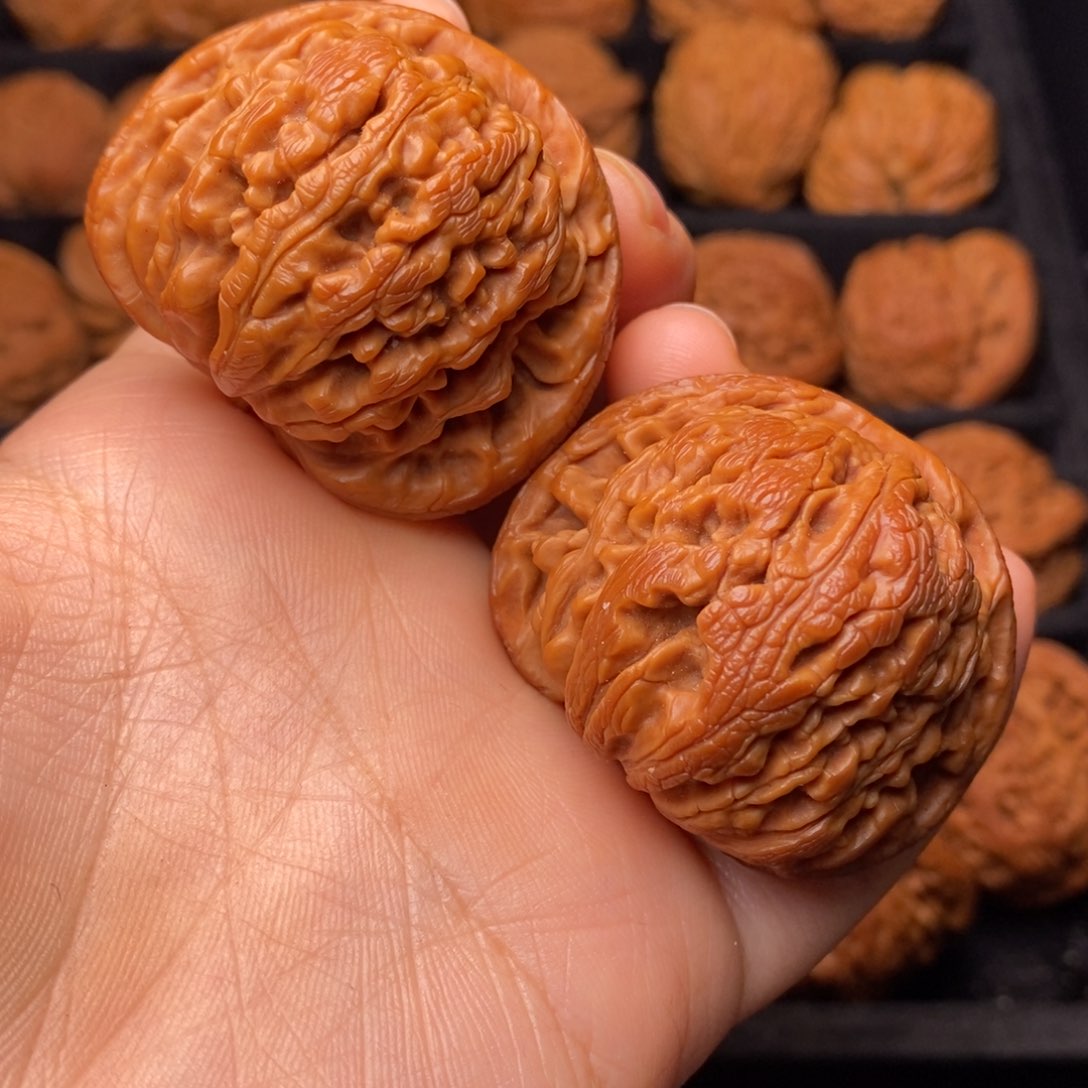 文玩核桃把件秦岭野生核桃