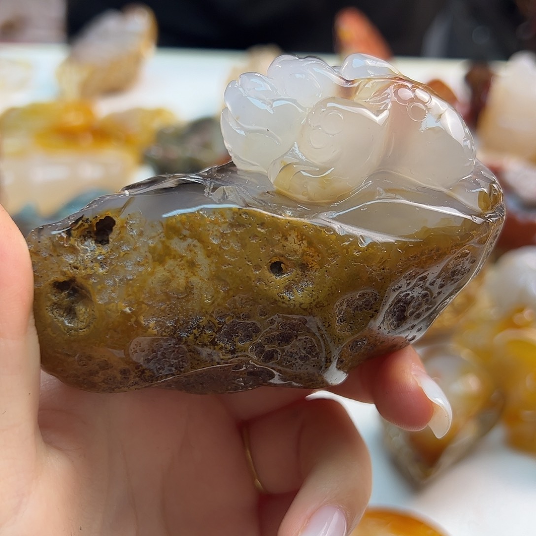 玛瑙/玉髓未镶嵌颈饰