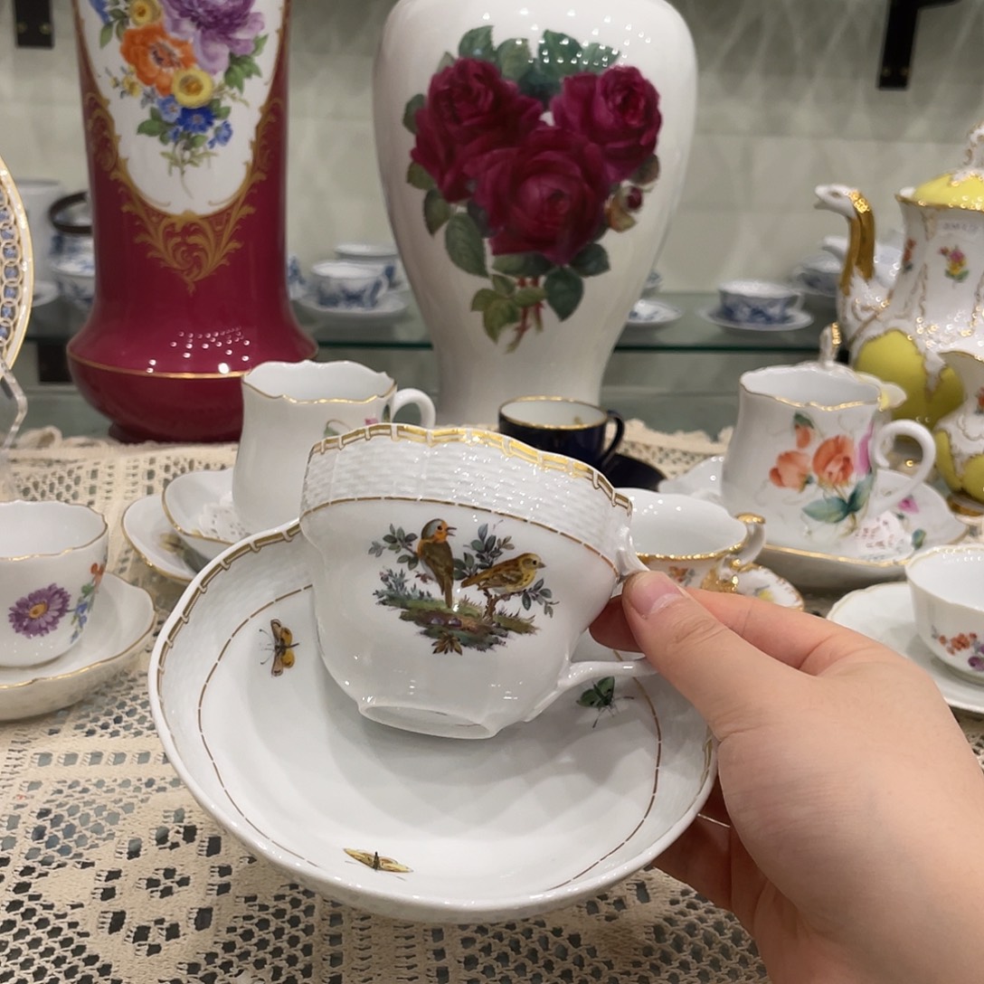 摆件中古一等鸟绘