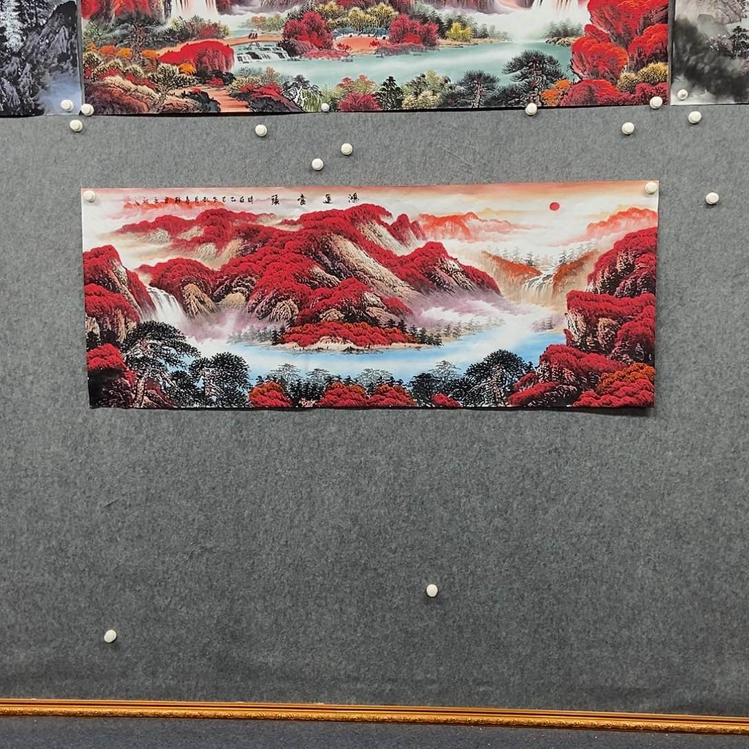 国画小六尺山水一幅