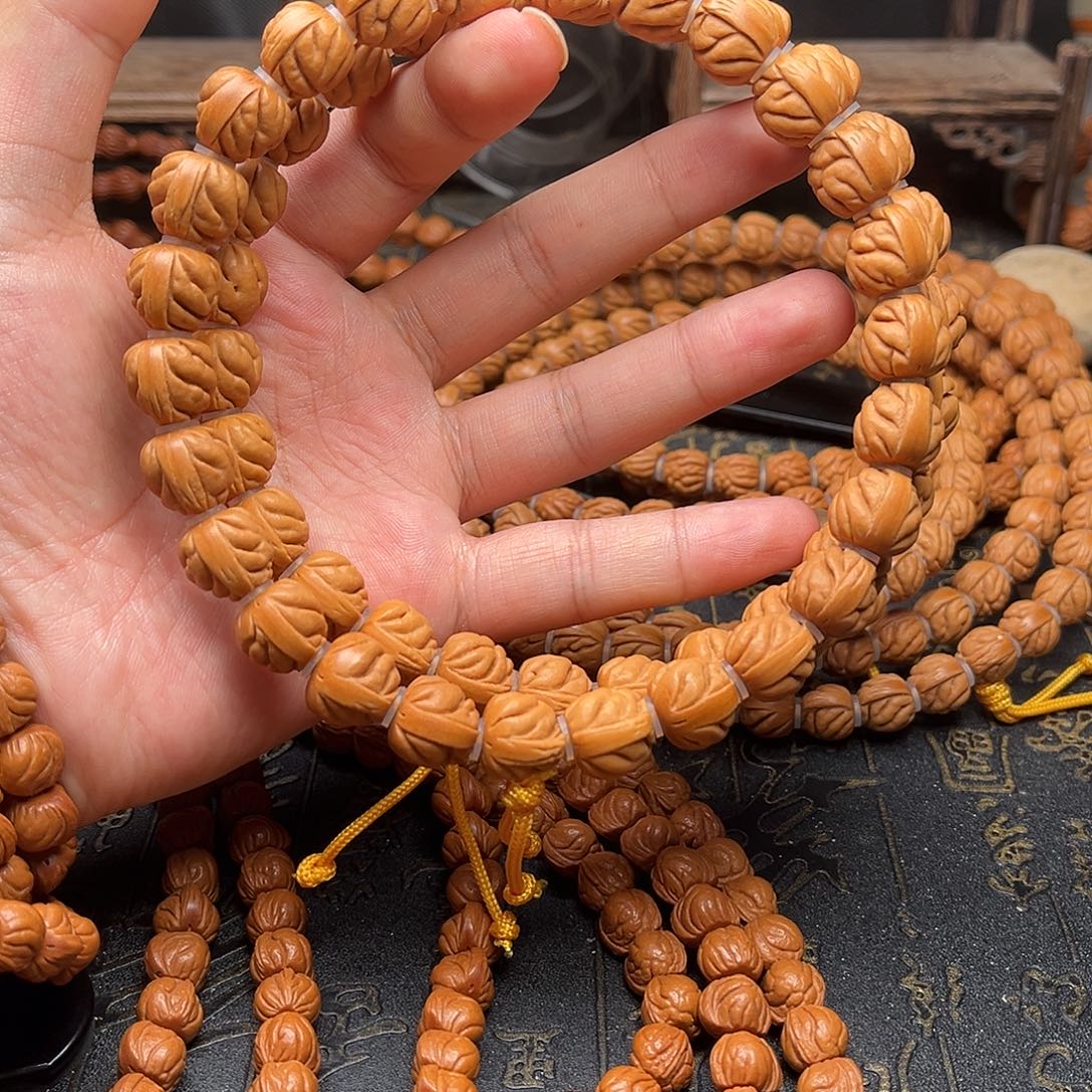 桃核吊坠大肠手持