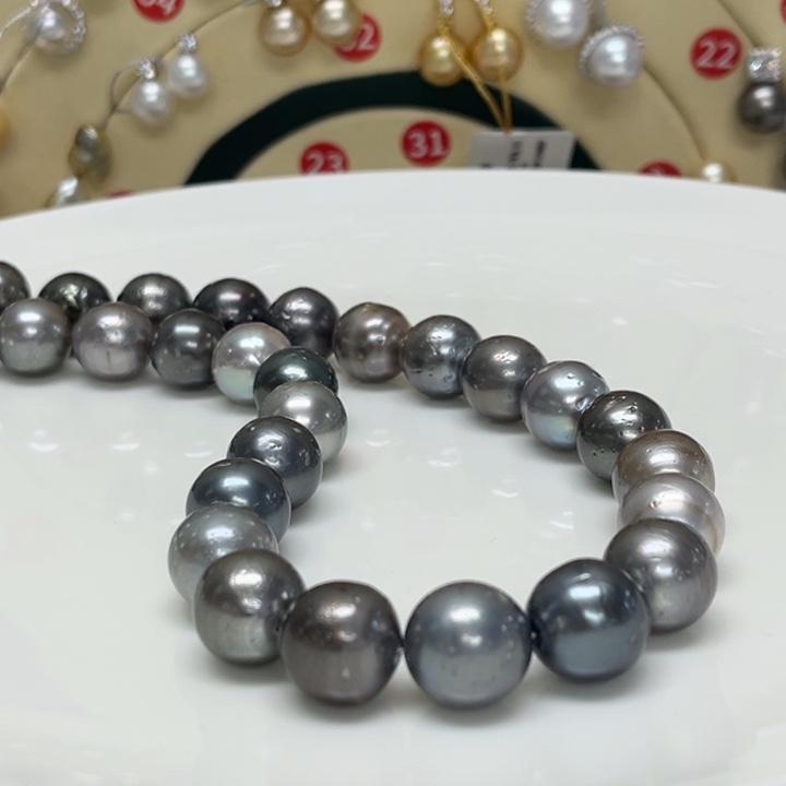 海水珍珠颈饰未镶嵌大溪地11-14mm118