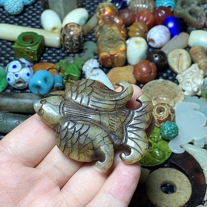 和田玉未镶嵌颈饰177