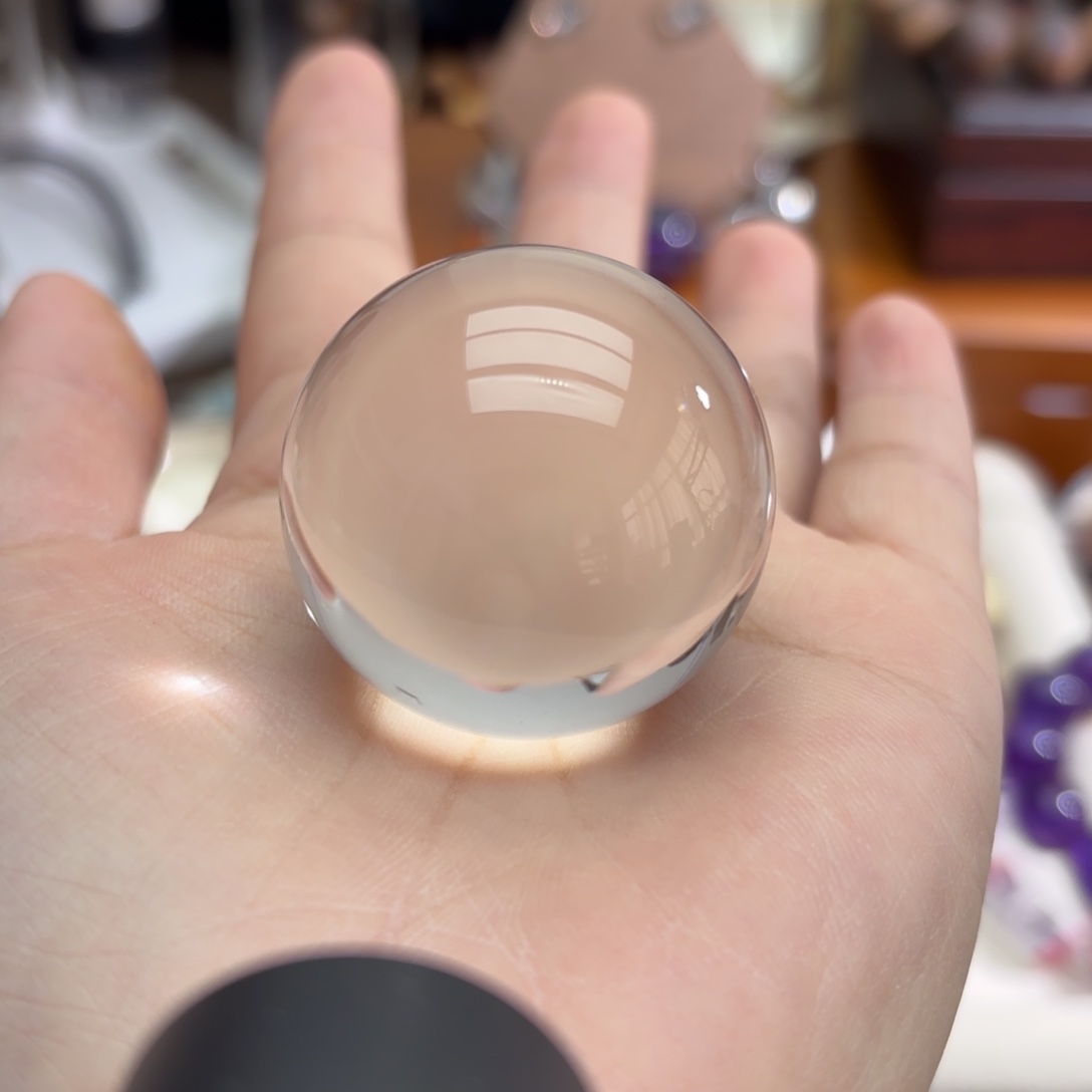 未镶嵌手链水晶白水晶球