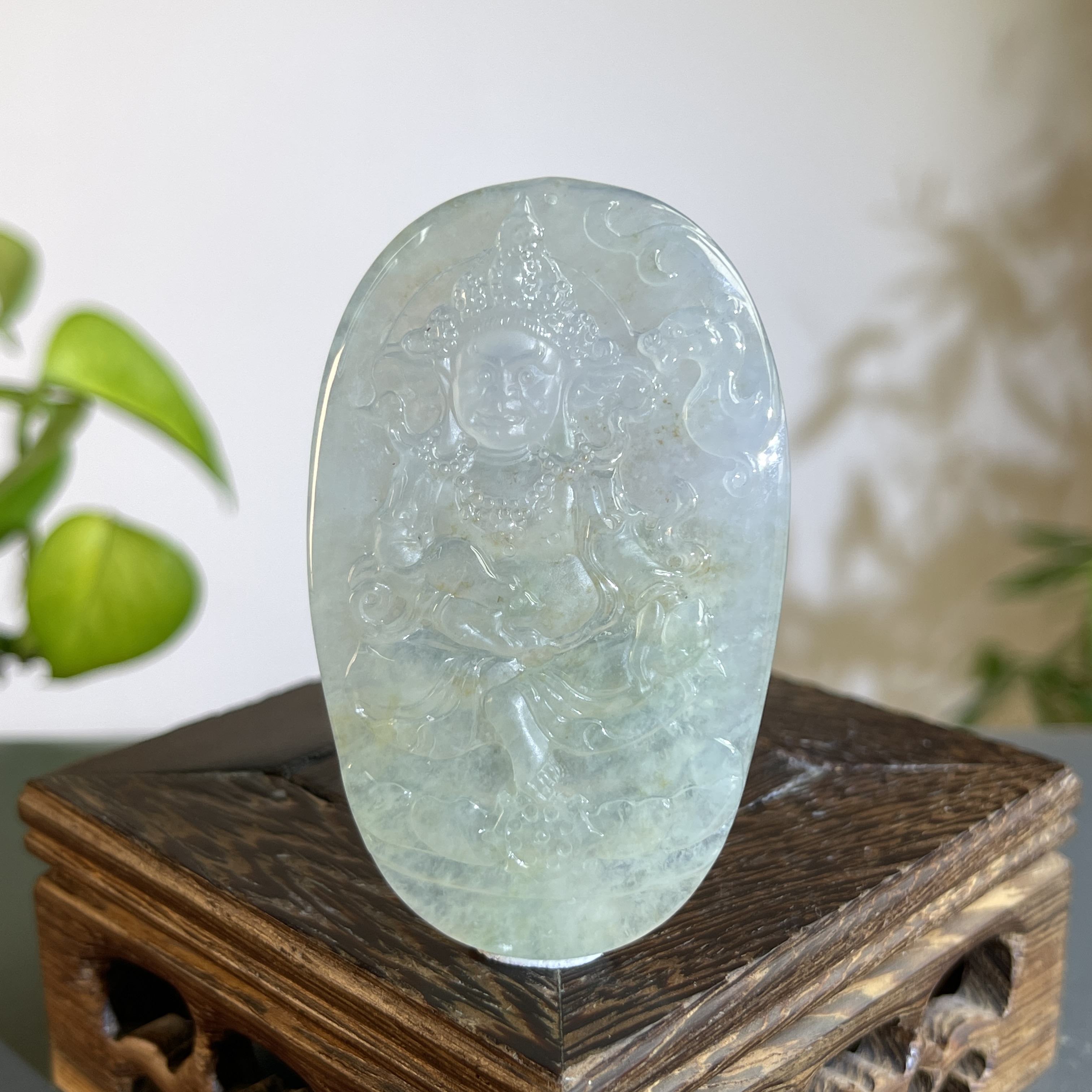 JXA02-158 天然翡翠缅甸A货 黄财神