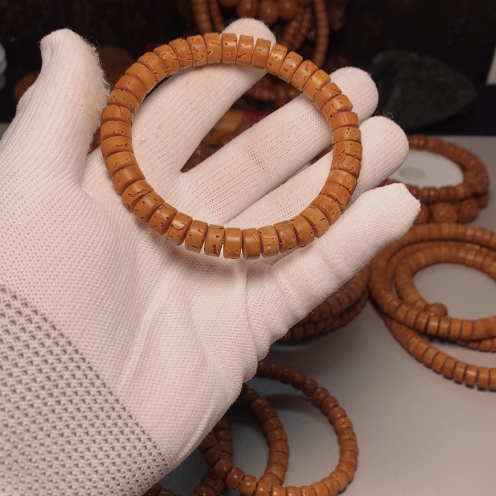 桃核吊坠紫****来桃核手串95