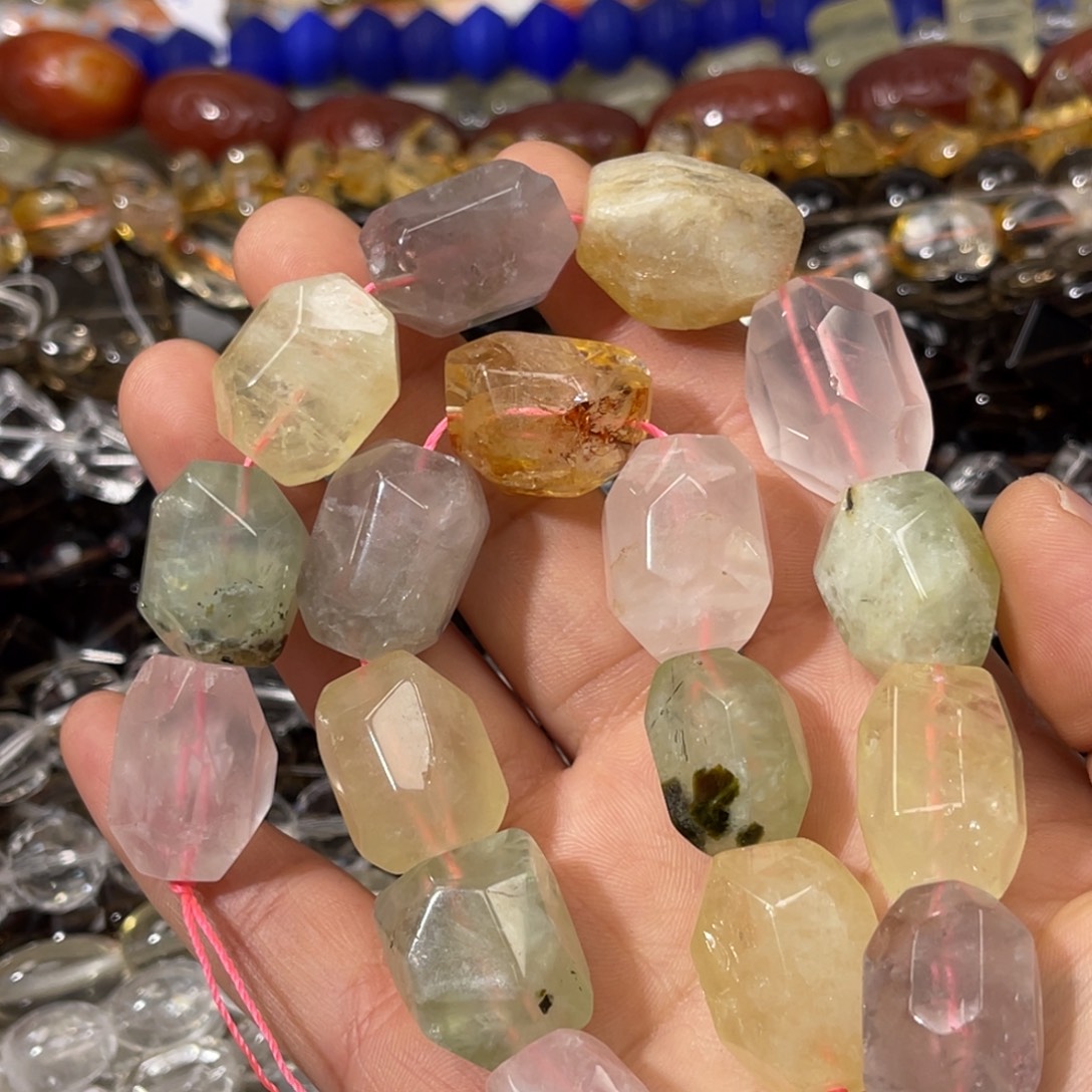 珠宝半成品银S925镶嵌紫晶多宝随行