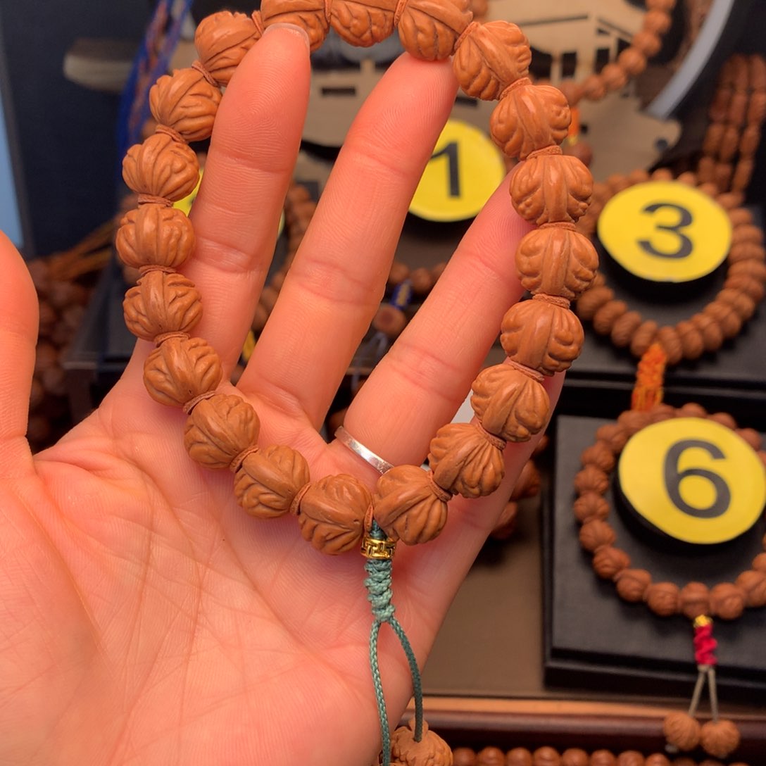 桃核手串小金豆手串14