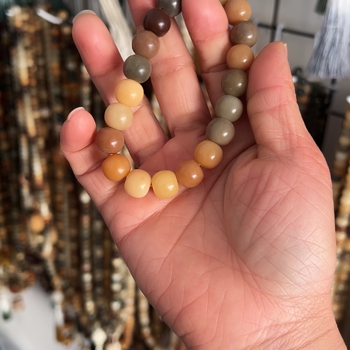 白玉菩提吊坠11×12