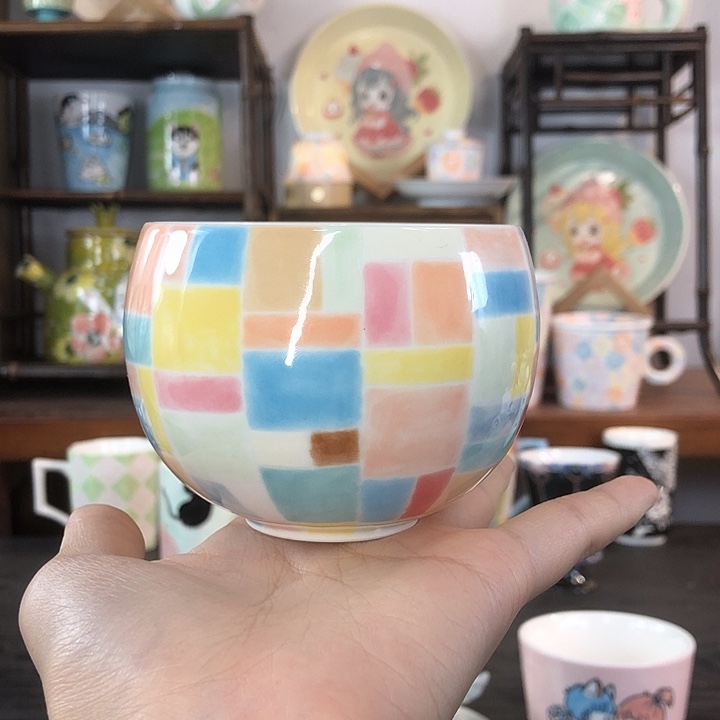 浔也手作立体釉杯