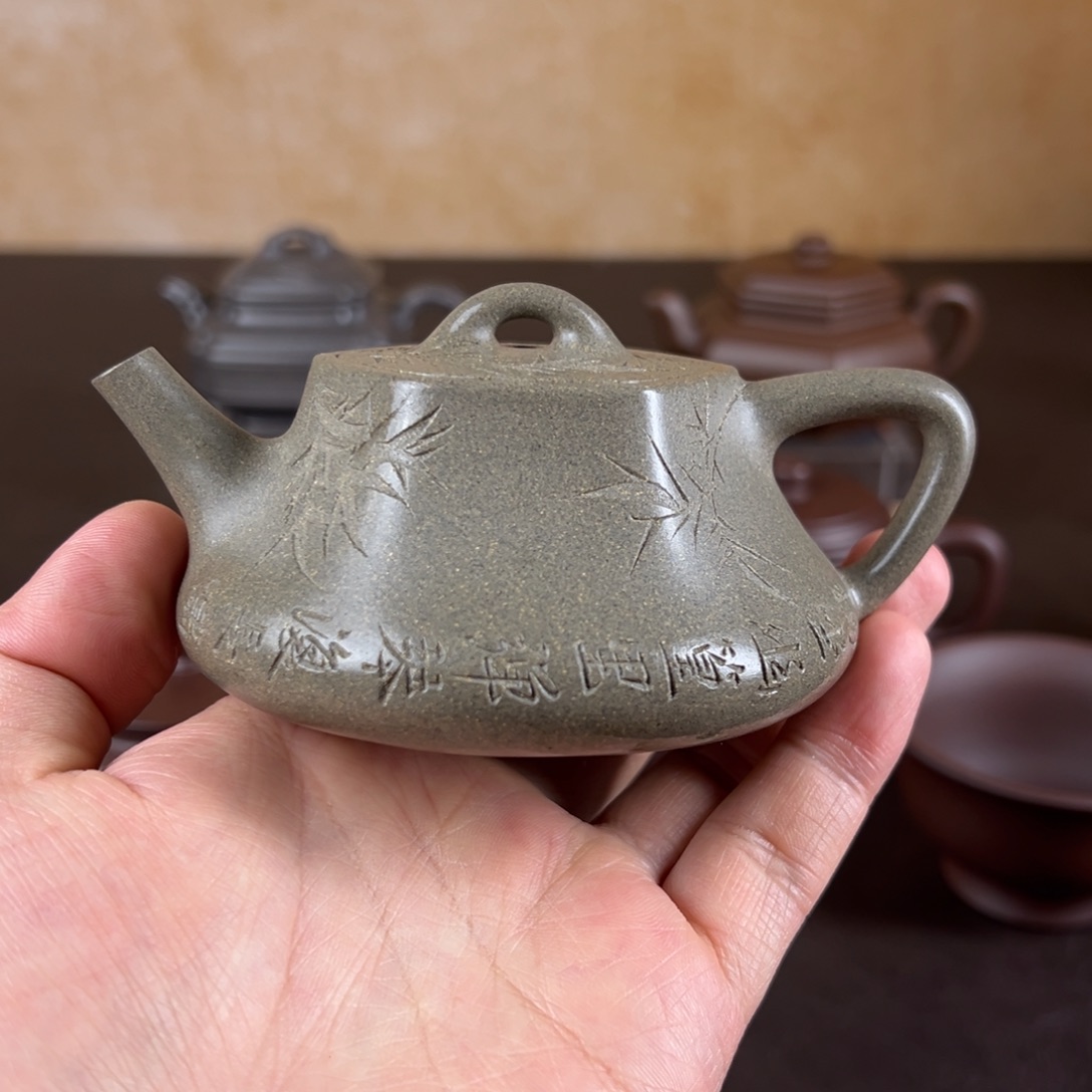 紫砂茶壶六方紫砂壶