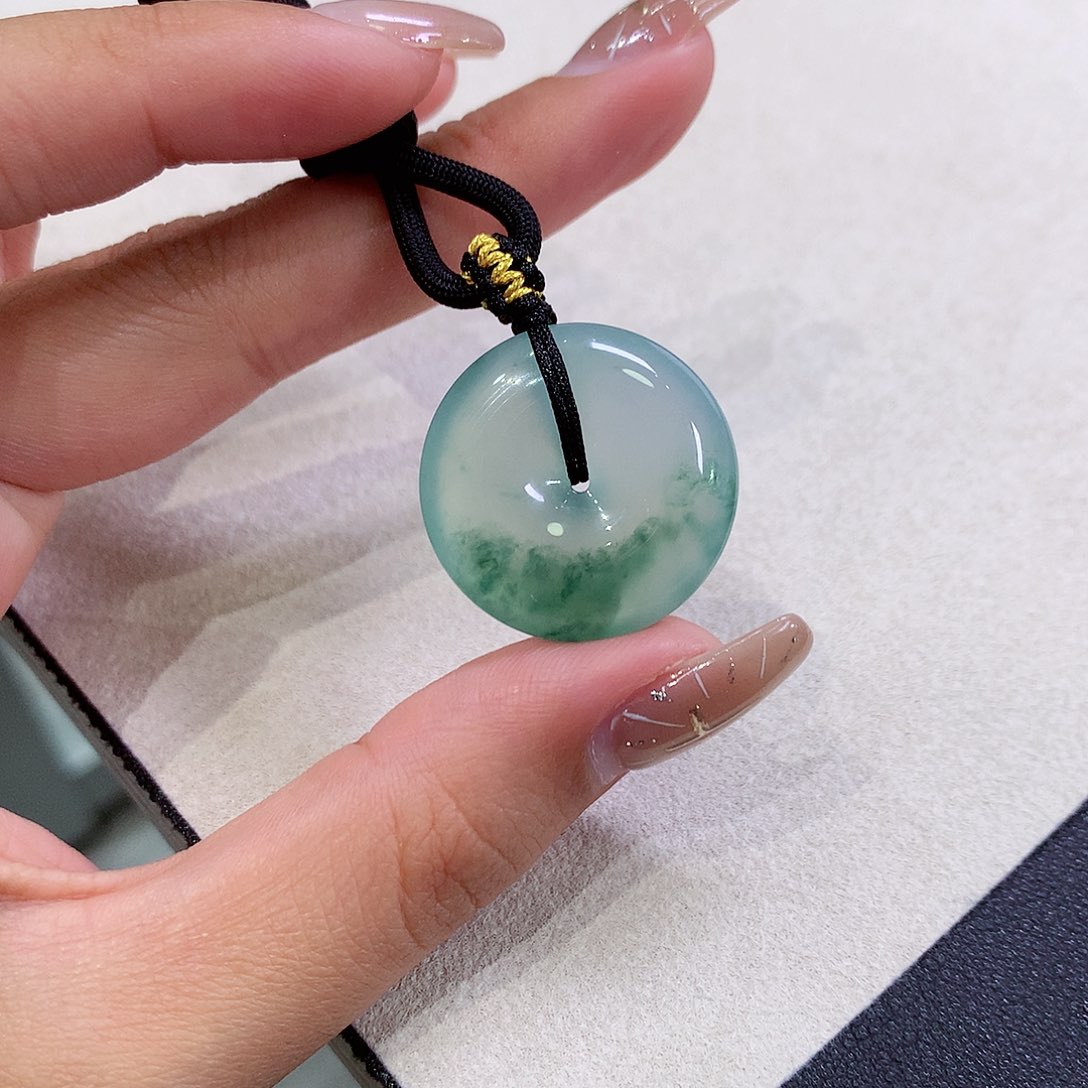 翡翠未镶嵌吊坠(不含链)24-6.2